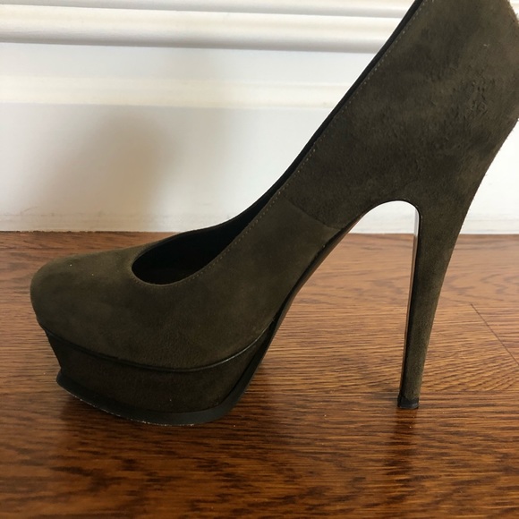 YSL Suede Platform Pumps- Size 35 - Picture 7 of 11